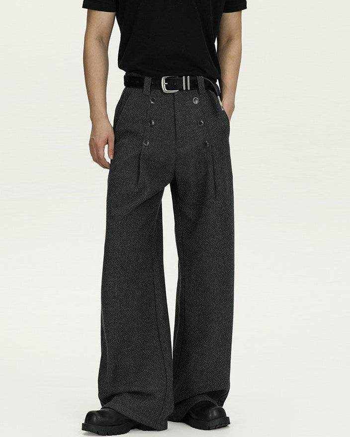 Pantaloni Larghi da uomo in Lana Vergine | Rowan, immagine 7