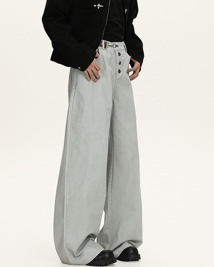 Jeans Larghi da uomo Washed in Cotone | Rowan, immagine 5