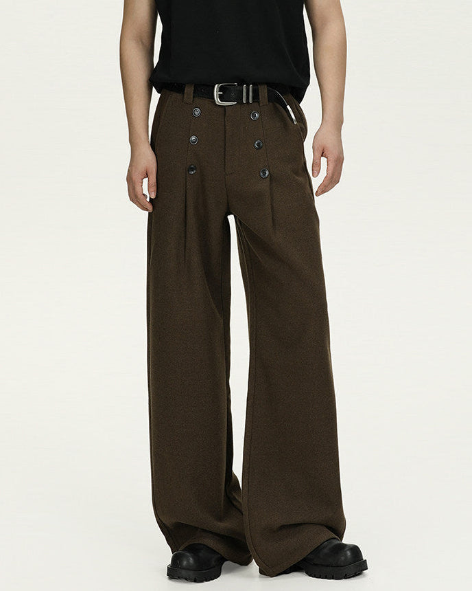 Pantaloni Larghi da uomo in Lana Vergine | Rowan, immagine 4