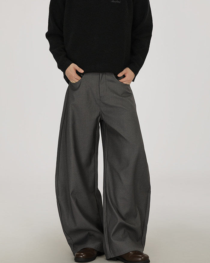 Pantaloni Larghi da uomo in Lana e Viscosa | Rowan, immagine 4