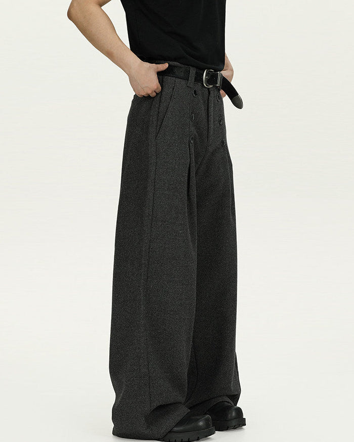 Pantaloni Larghi da uomo in Lana Vergine | Rowan, immagine 8