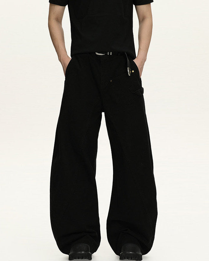 Pantaloni Larghi da uomo Utility in Cotone | Rowan