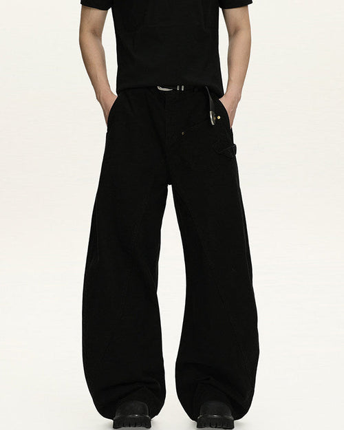 Pantaloni Larghi da uomo Utility in Cotone | Rowan