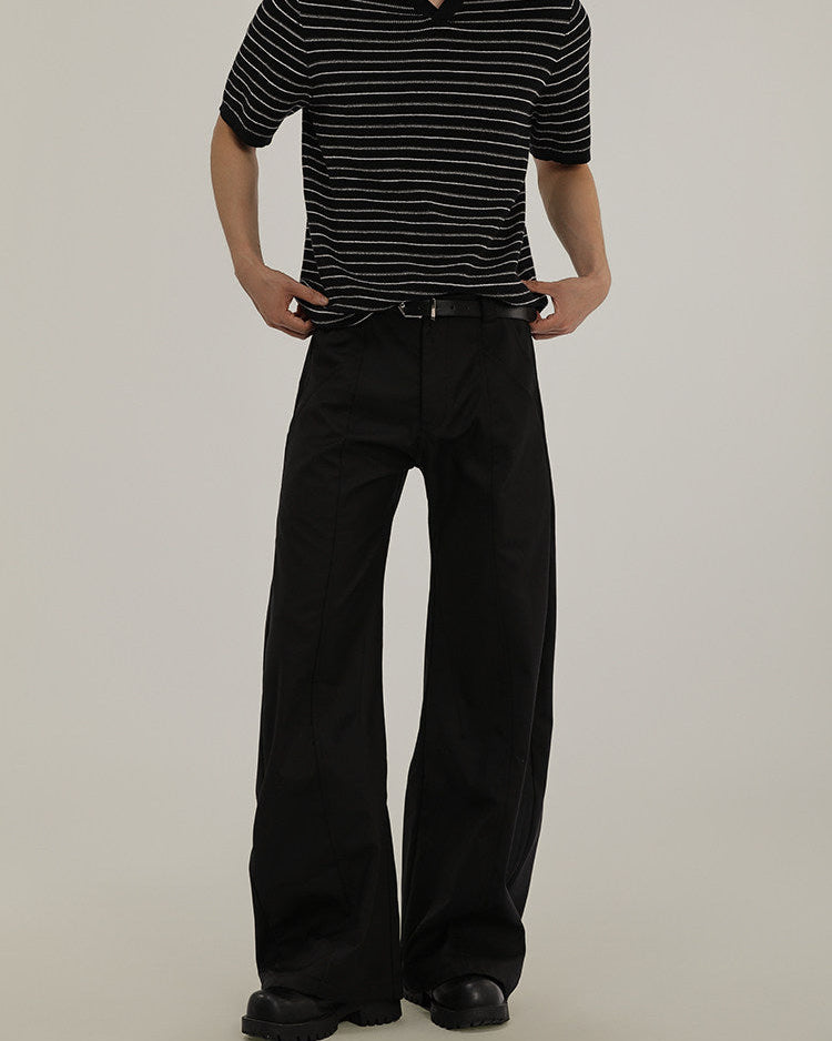 Pantaloni Larghi da uomo Sartoriali in Misto Lana | Rowan, immagine 2