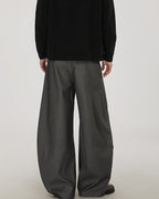Pantaloni Larghi da uomo in Lana e Viscosa | Rowan, immagine 6