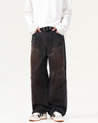 Jeans da uomo Dritti Effetto Consumato | Rowan