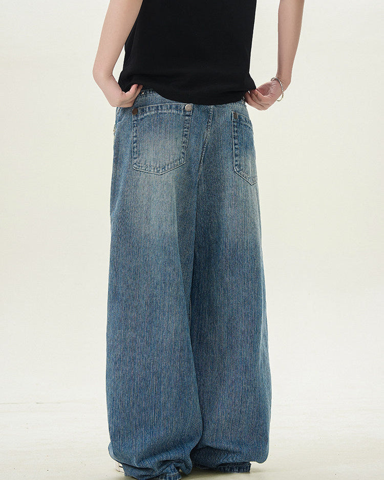 Jeans Larghi da uomo Dritti Vintage | Rowan, immagine 4