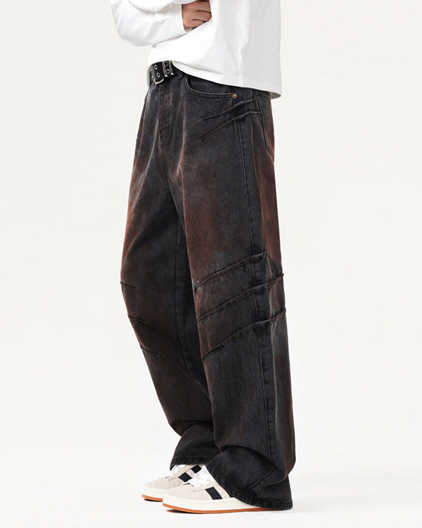 Jeans da uomo Dritti Effetto Consumato | Rowan, immagine 2