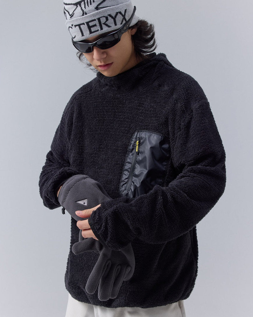 Felpa da uomo con Cappuccio in Pile | Rowan