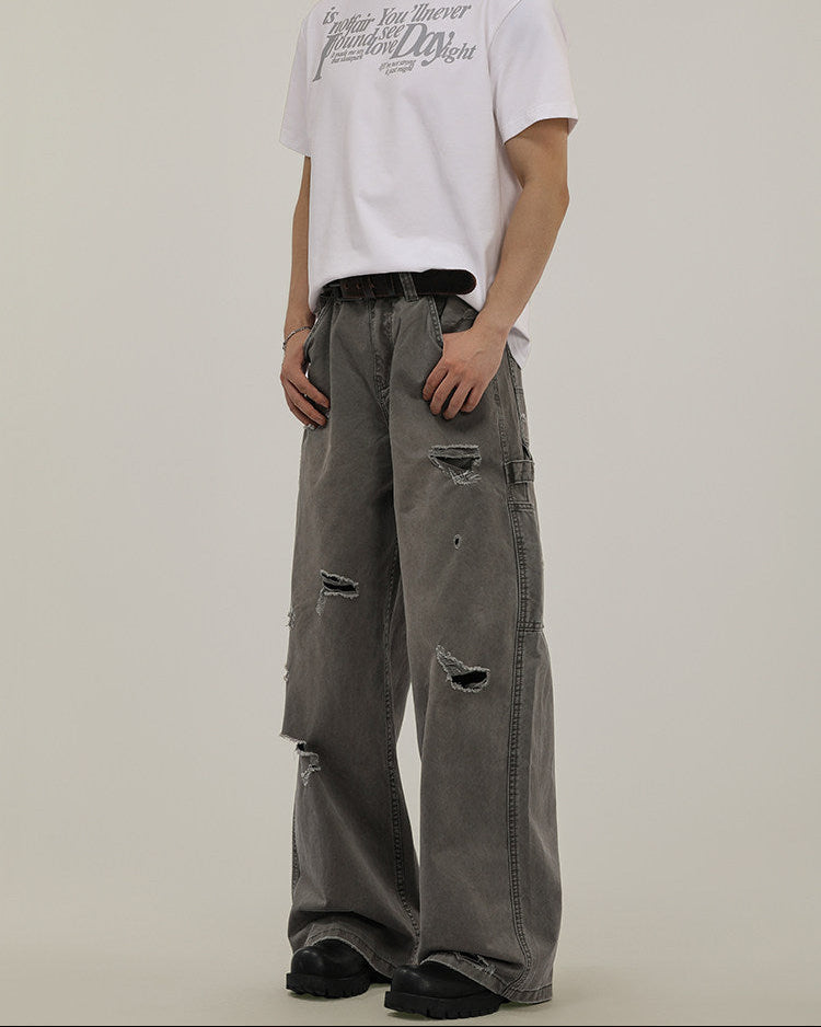 Jeans da uomo Cargo Strappati | Rowan, immagine 3