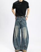 Jeans Larghi da uomo Washed Elasticizzati | Rowan