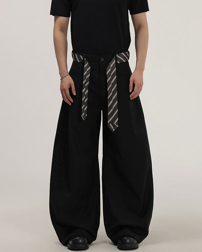Pantaloni Larghi da uomo con Cintura in Tessuto | Rowan