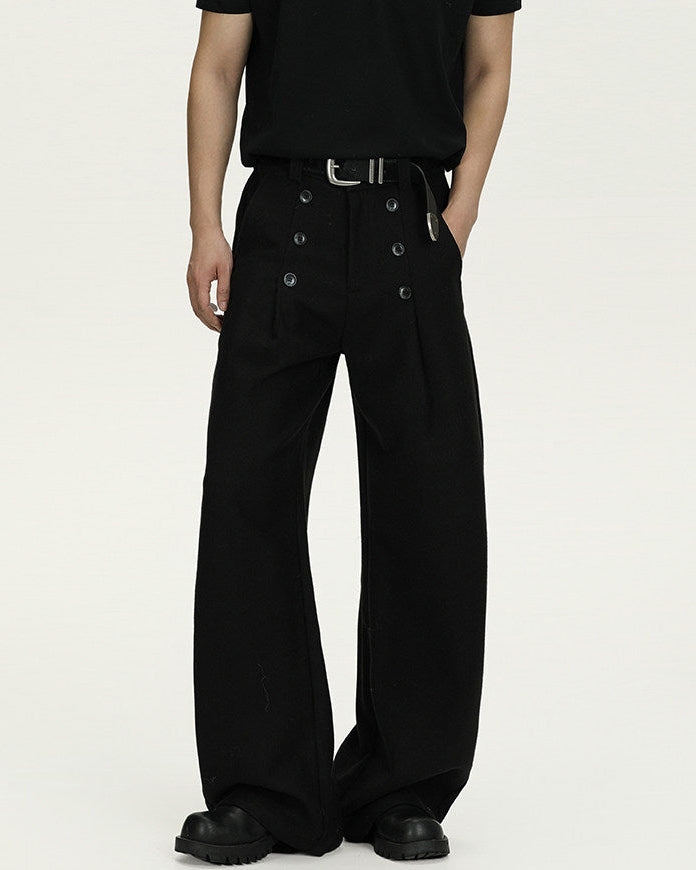 Pantaloni Larghi da uomo in Lana Vergine | Rowan