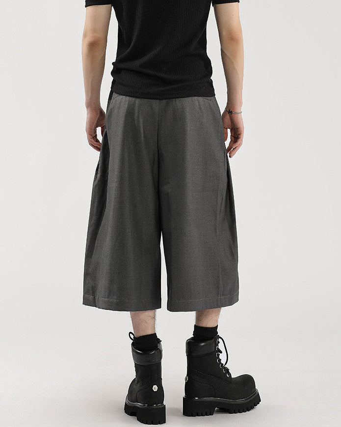 Pantaloni Larghi da uomo Cropped con Pinces | Rowan, immagine 6