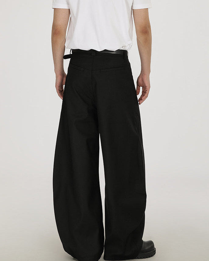 Pantaloni Larghi da uomo in Lana e Viscosa | Rowan, immagine 3