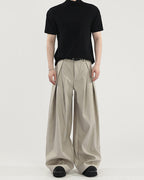 Pantaloni Larghi da uomo con Pinces in Viscosa | Rowan, immagine 2