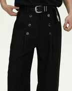 Pantaloni Larghi da uomo in Lana Vergine | Rowan, immagine 3
