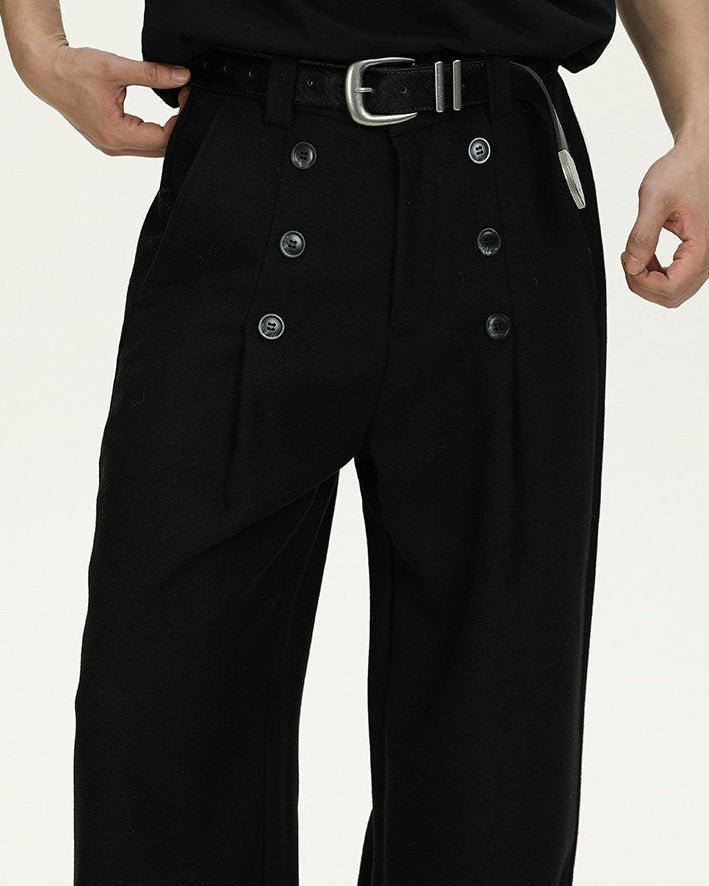 Pantaloni Larghi da uomo in Lana Vergine | Rowan, immagine 3