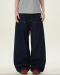 Jeans Larghi da uomo in Denim Grezzo | Rowan
