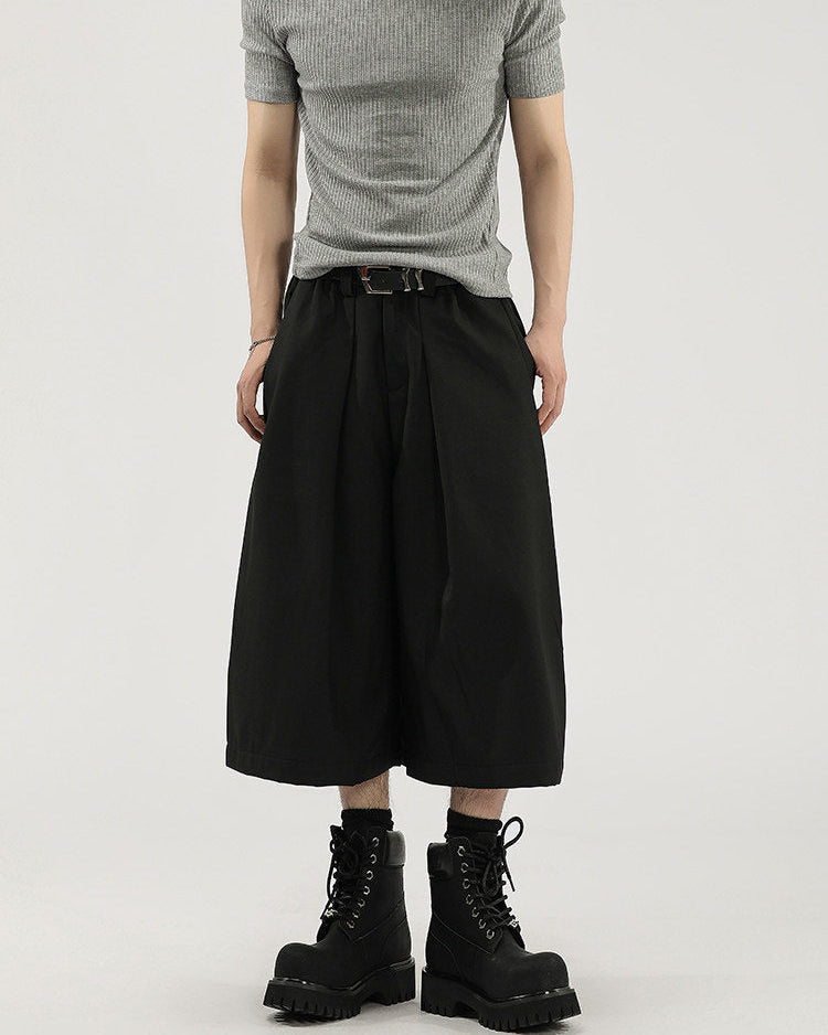 Pantaloni Larghi da uomo Cropped con Pinces | Rowan