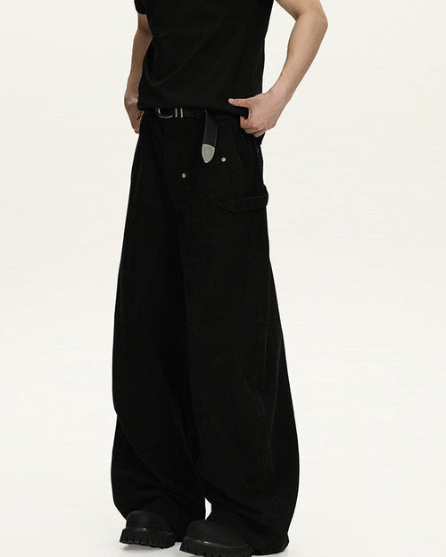 Pantaloni Larghi da uomo Utility in Cotone | Rowan, immagine 2