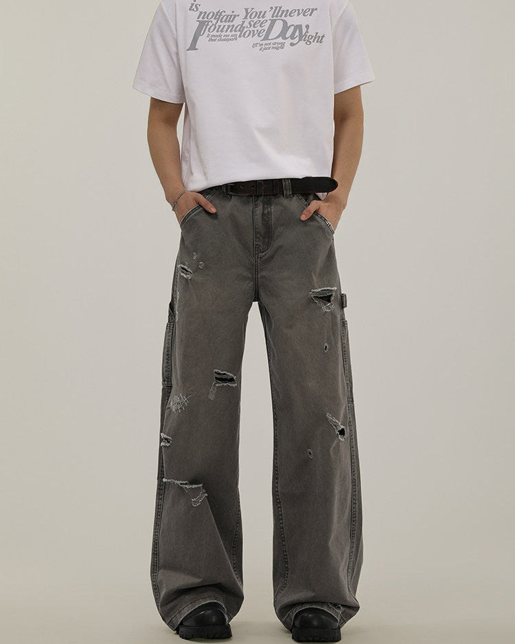 Jeans da uomo Cargo Strappati | Rowan, immagine 2