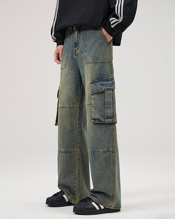 Jeans da uomo Cargo Effetto Vintage | Rowan, immagine 3