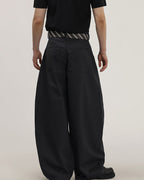 Pantaloni Larghi da uomo con Cintura in Tessuto | Rowan, immagine 3
