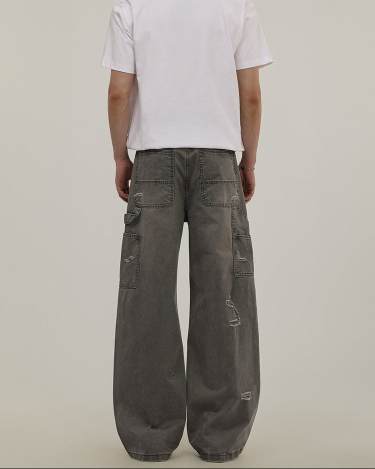 Jeans da uomo Cargo Strappati | Rowan, immagine 4