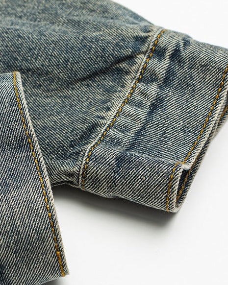 Giacca di Jeans da uomo Cargo Effetto Delavé | Rowan, immagine 5