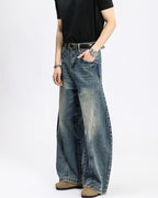 Jeans Larghi da uomo Washed Elasticizzati | Rowan, immagine 3