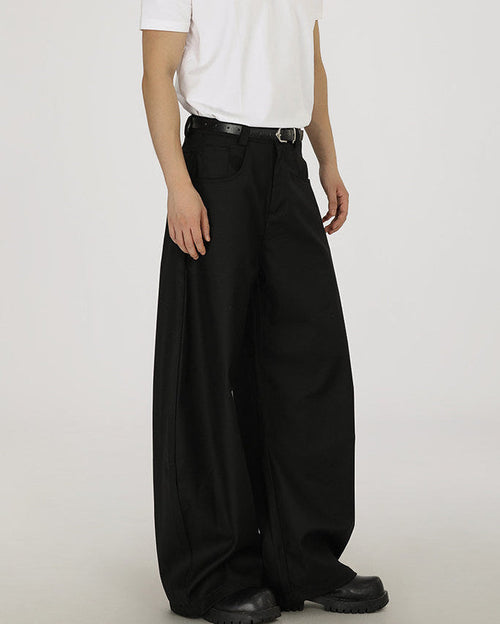 Pantaloni Larghi da uomo in Lana e Viscosa | Rowan, immagine 2