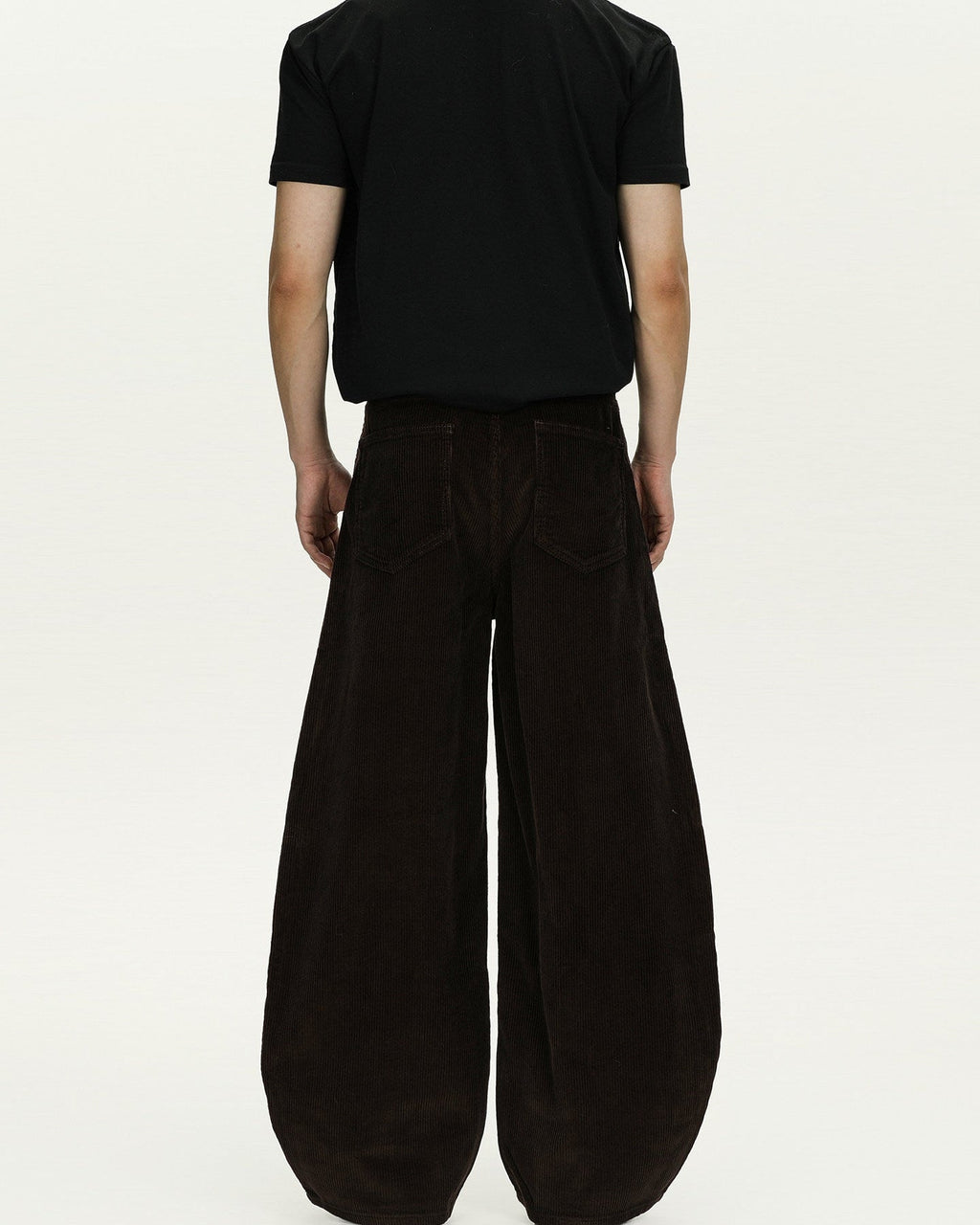 Pantaloni Larghi da uomo in Velluto a Coste | Rowan, immagine 4
