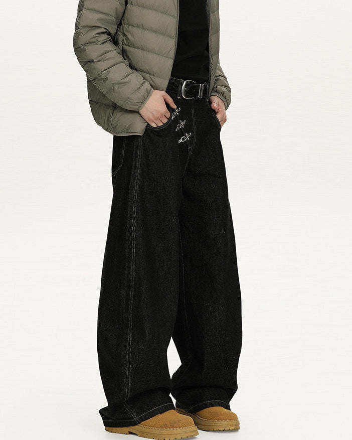 Jeans Larghi da uomo Elasticizzati | Rowan, immagine 3