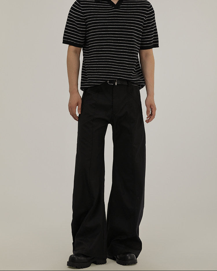 Pantaloni Larghi da uomo Sartoriali in Misto Lana | Rowan