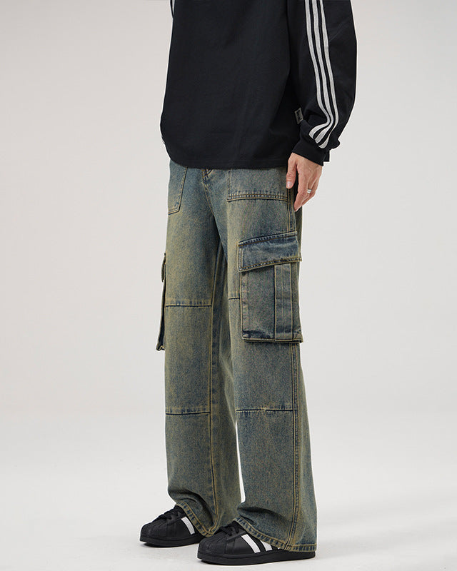 Jeans da uomo Cargo Effetto Vintage | Rowan, immagine 2