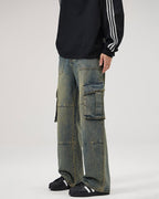 Jeans da uomo Cargo Effetto Vintage | Rowan, immagine 2