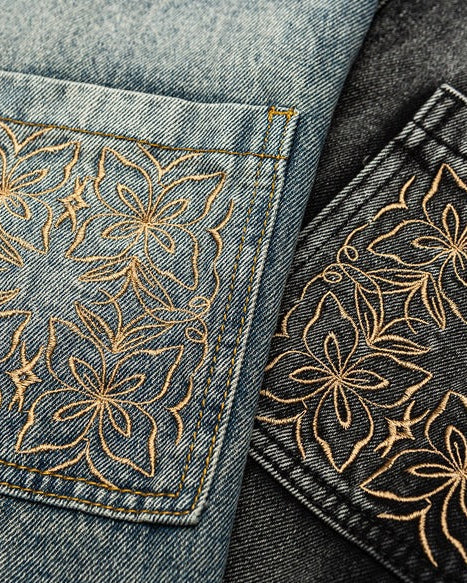 Giacca di Jeans da uomo Cargo Effetto Delavé | Rowan, immagine 2
