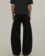Pantaloni Larghi da uomo Sartoriali in Misto Lana | Rowan, immagine 4