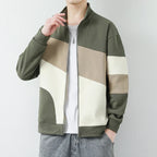 Giacca con zip e inserti a contrasto, vista 4