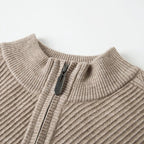 Maglia con mezza zip e fasce, vista 6