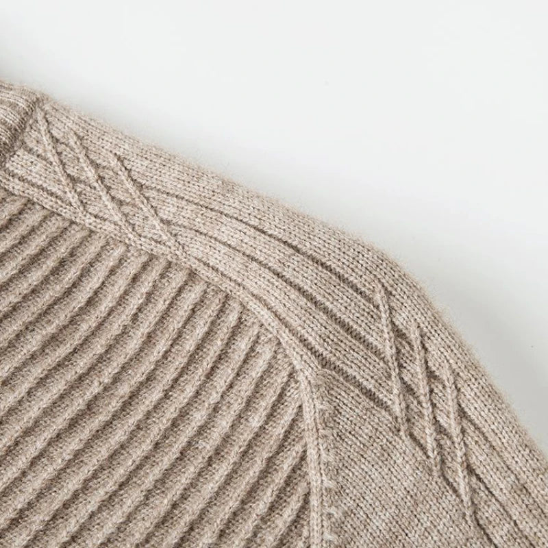 Maglia con mezza zip e fasce, vista 7