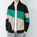 Giacca con zip e inserti a contrasto, vista 3