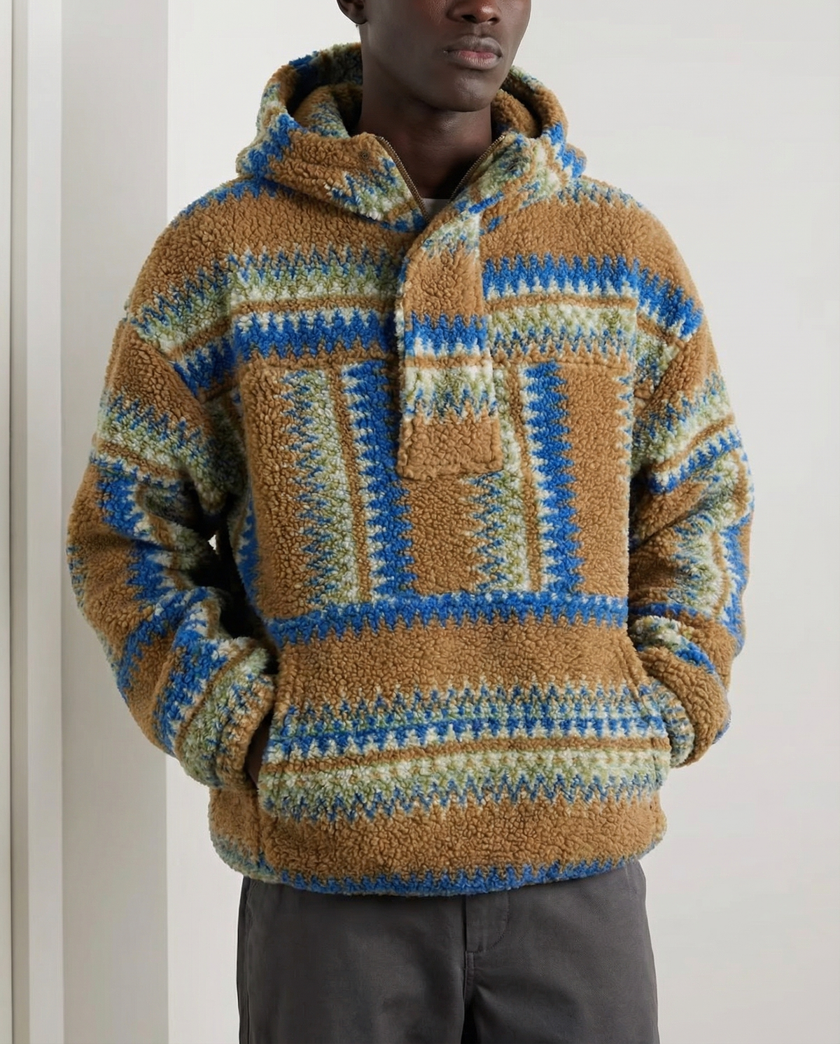 Giubbotto da uomo con Cappuccio in Lana | Rowan