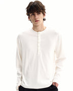 Maglia Serafino da uomo a Nido d'Ape in Cotone | Rowan, immagine 4