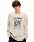 Maglia da uomo Maniche Lunghe a Nido d'Ape con Stampa | Rowan