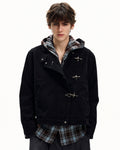 Giubbotto da uomo con Alamari in Cotone Washed | Rowan