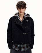 Giubbotto da uomo con Alamari in Cotone Washed | Rowan