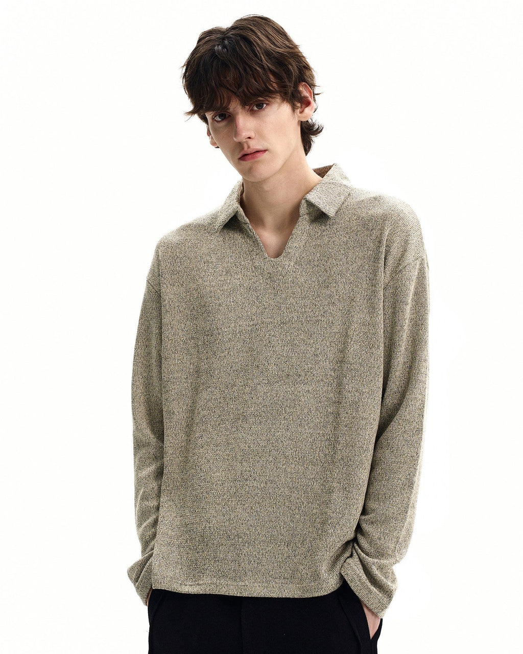 Maglione da uomo Polo in Maglia di Lana | Rowan, immagine 5