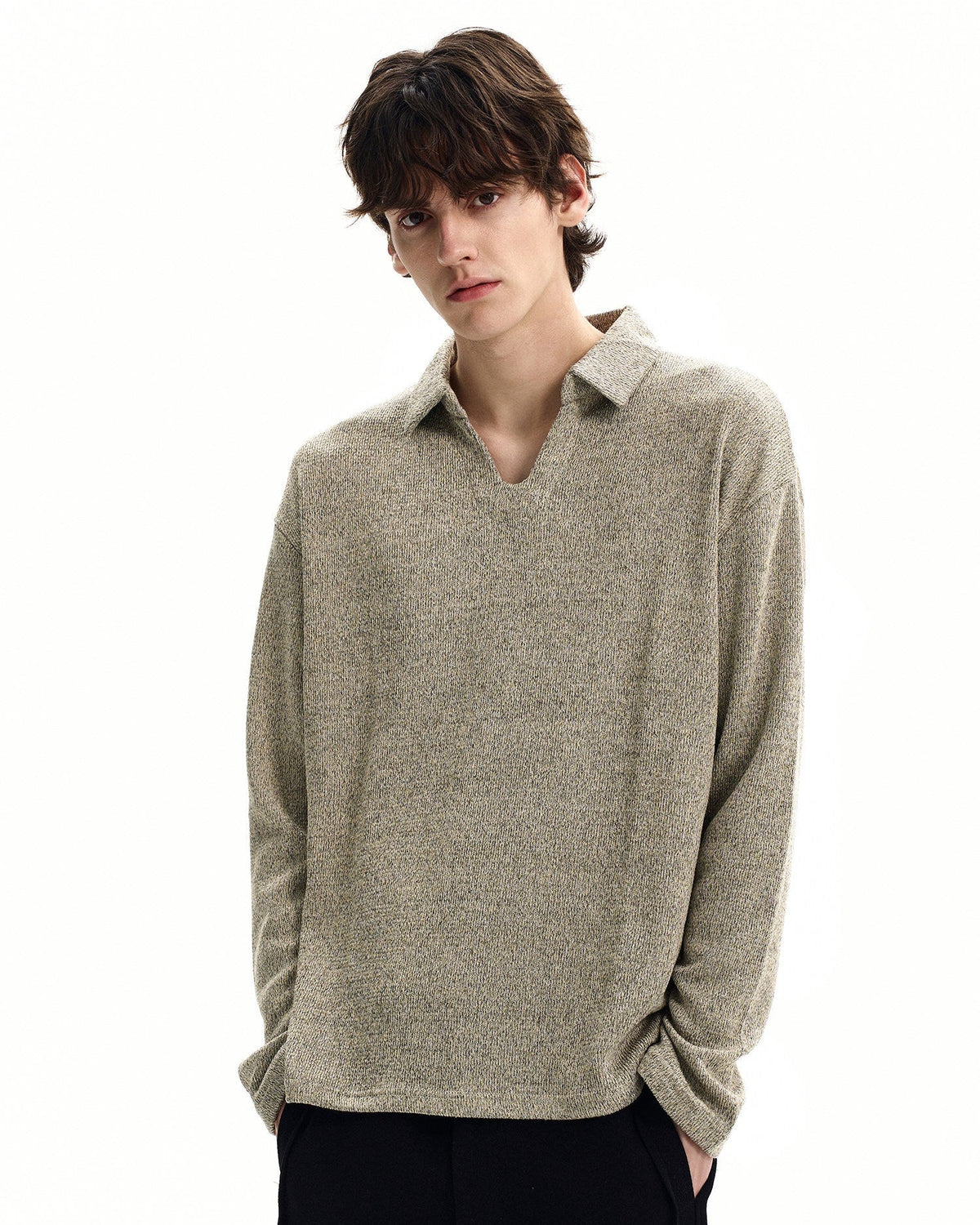 Maglione da uomo Polo in Maglia di Lana | Rowan, immagine 5